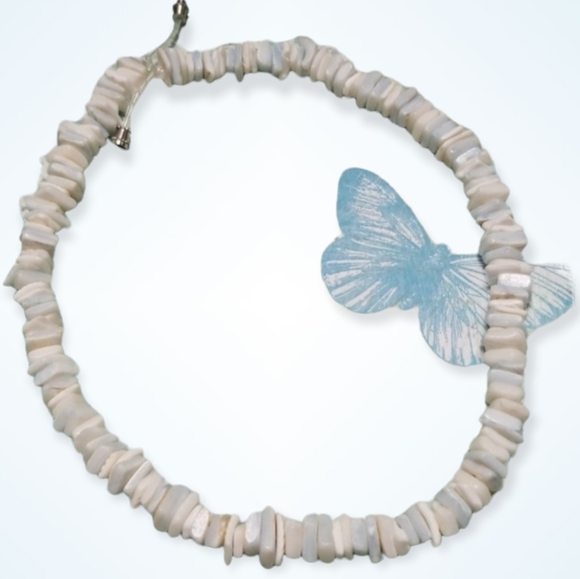 Vintage Boho 1970s Genuine Shell Puka Necklace - Picture 1 of 12